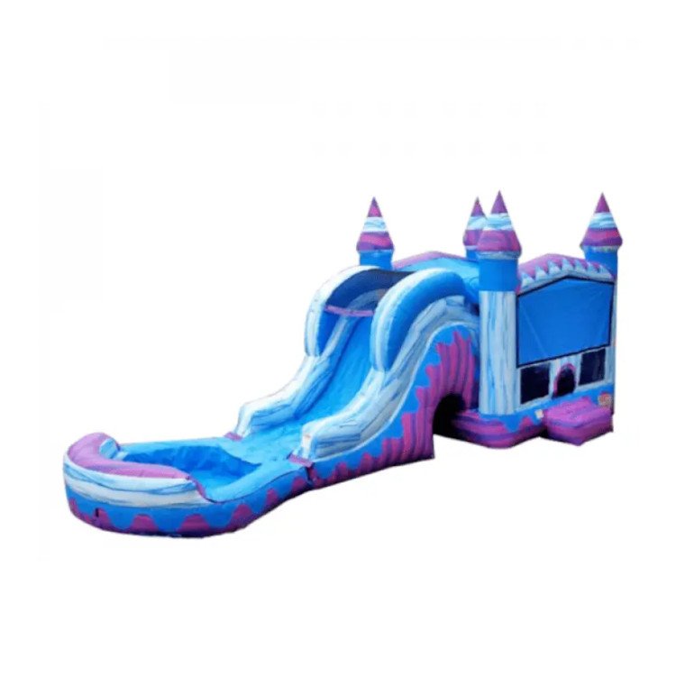 Frozen Ice Castle Bounce House with Slide (Wet or Dry) Frozen Ice Castle Bounce House with Slide (Wet or Dry)