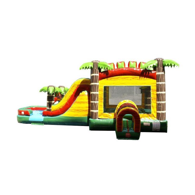 Tropical Sunset Bounce House with Slide (Wet or Dry) Tropical Sunset Bounce House with Slide (Wet or Dry)