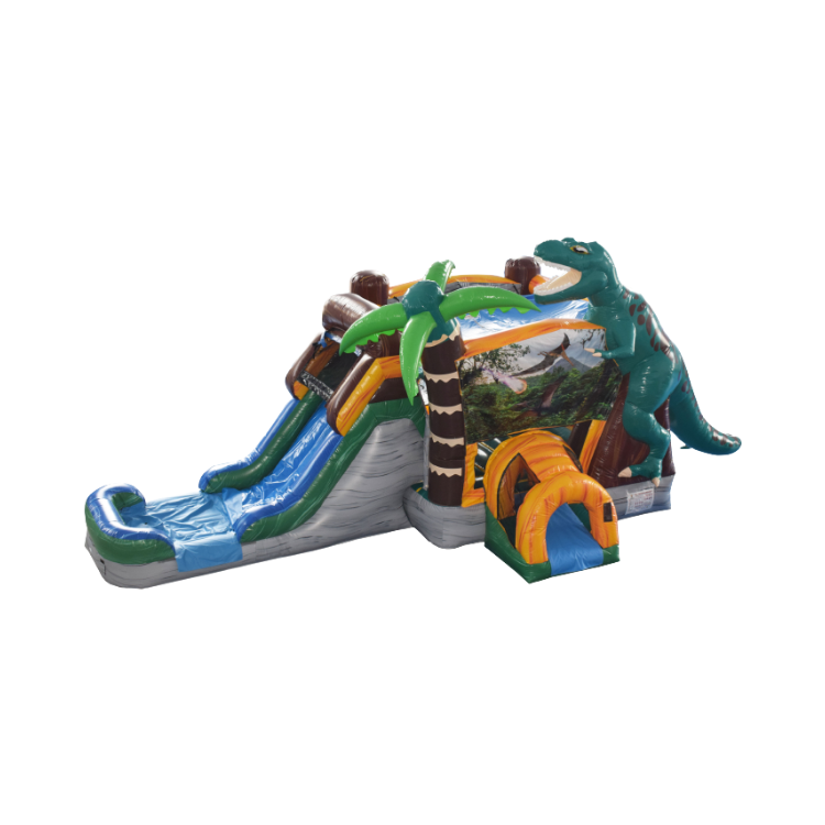 Dinosaur Escape Bounce House with Slide (Wet or Dry) Dinosaur Escape Bounce House with Slide (Wet or Dry)