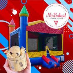 Bounce House and 10 Dough