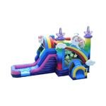 Unicorn Bounce house with slide