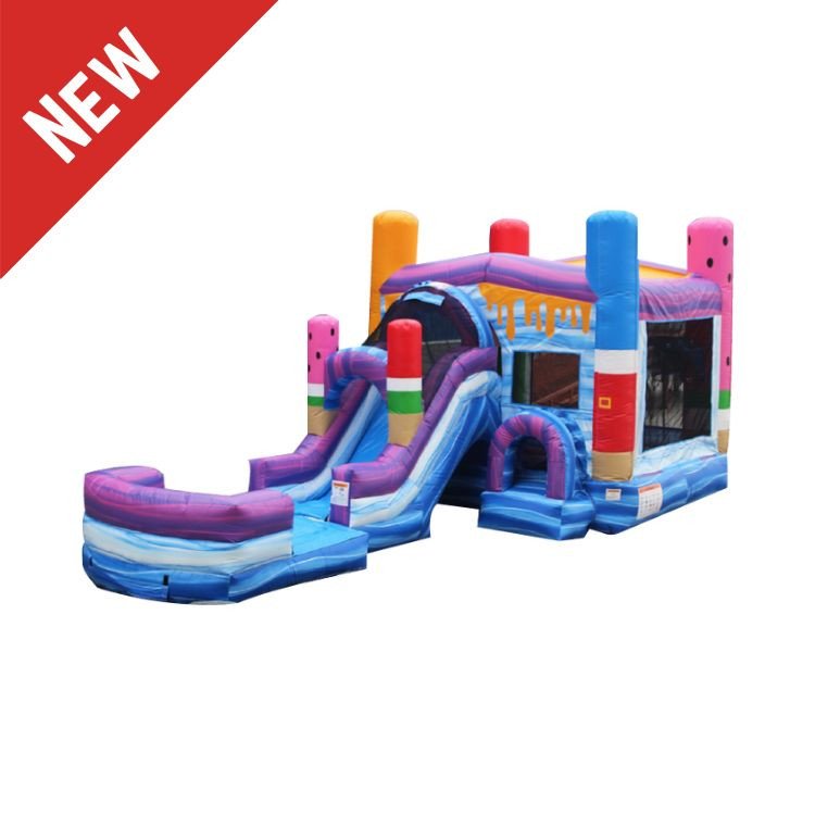 Ice Pop Bounce House with Slide (Wet or Dry) Ice Pop Bounce House with Slide (Wet or Dry)