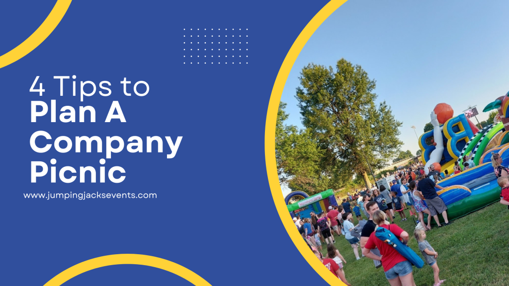 4 Tips To Plan A Company Picnic Jumping Jacks Event Rentals