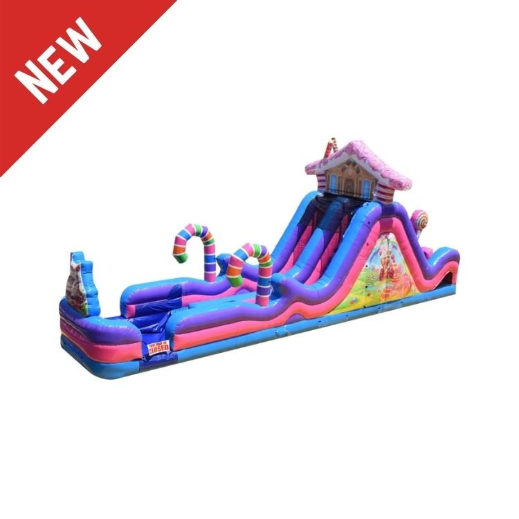 19ft Candy Land Dual Lane Slide (Wet or Dry)