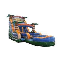 Dual Lane Water Slide