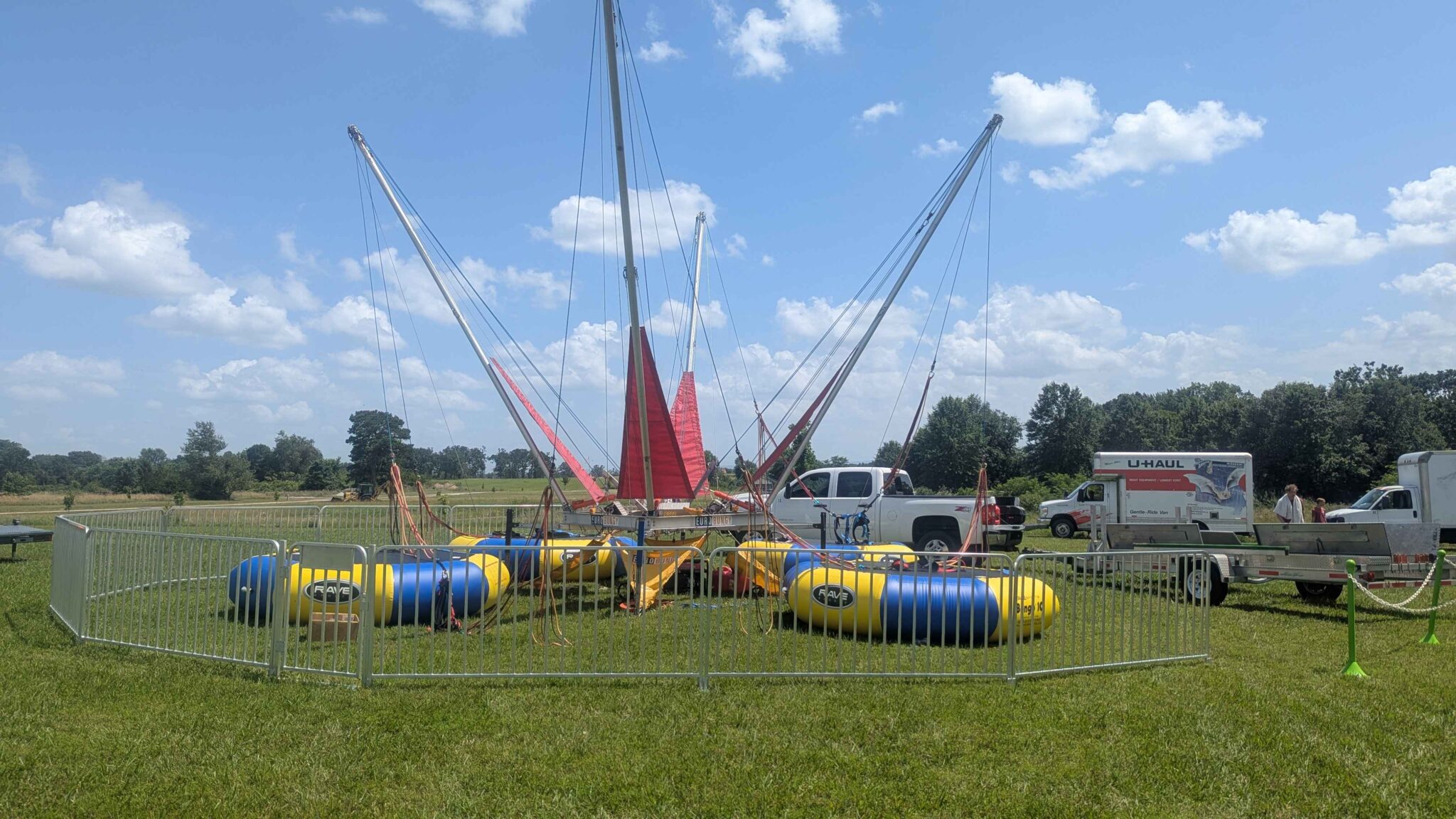 Bungee Trampoline Carnival Ride