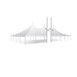Premium High Peak Pole Tent (40ft x 100ft)