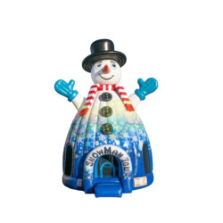 Snowman Igloo Bounce House