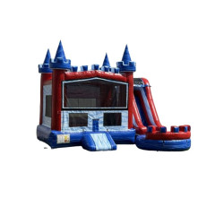 Red, White, and Bounce with Slide (Wet/Dry)